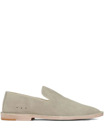 Osklen Moc Suede Slip-on Mocassins In Green