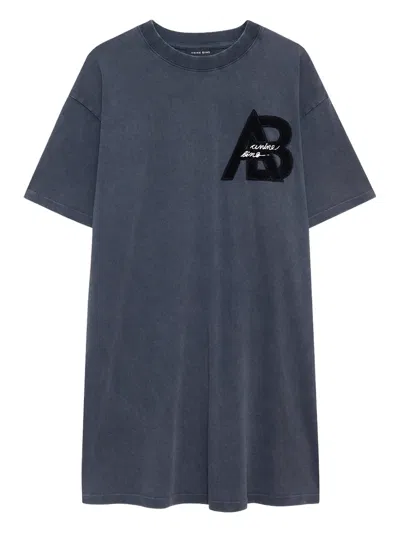 Anine Bing Beth Mini Dress In Gray