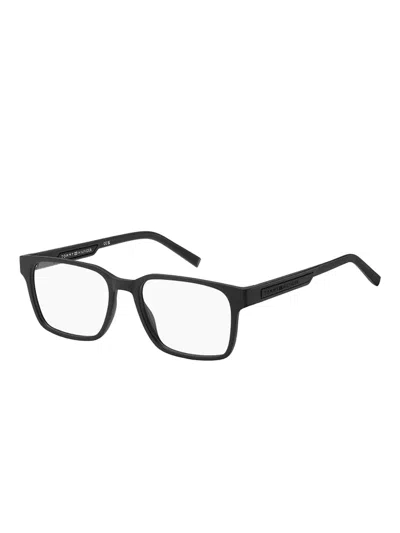 Tommy Hilfiger Rectangle-frame Glasses In Black