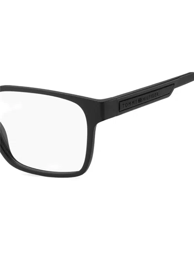 Tommy Hilfiger Rectangle-frame Glasses In Black