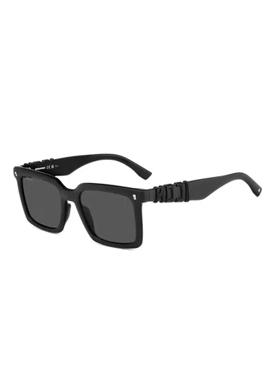 Dsquared2 Square-frame Sunglasses In Black