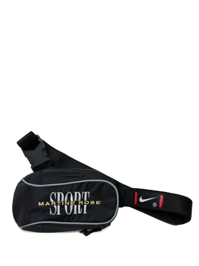 Nike X Martine Rose Zip Shoulder Bag In Black