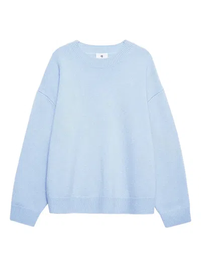 Anine Bing Lee Crew-neck Sweater In Blue