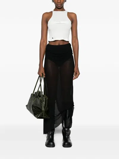 Palmatic Studio Spixana Ruched-waistband Skirt In Black