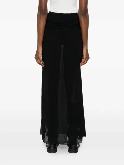 Palmatic Studio Spixana Ruched-waistband Skirt In Black