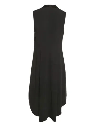 Pre-owned Alice And Olivia Sleeveless Long Jacket In Black