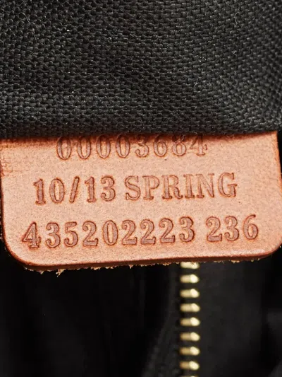 Pre-owned Polo Ralph Lauren Vintage Scroll-work Leather Tote Bag In Brown