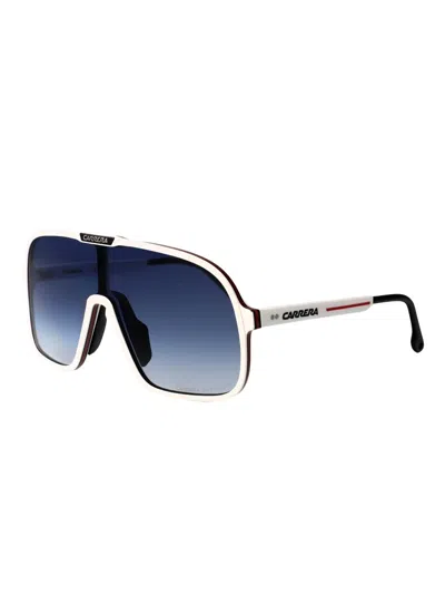 Carrera Shield-frame Sunglasses In Blue