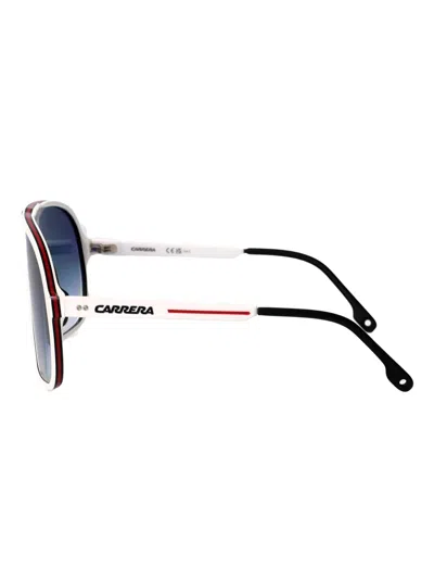 Carrera Shield-frame Sunglasses In Blue