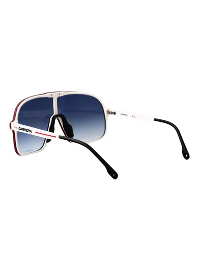 Carrera Shield-frame Sunglasses In Blue