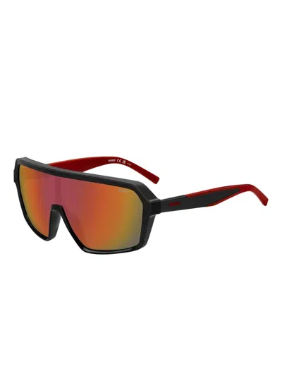 Hugo Boss Shield-frame Sunglasses In Multi