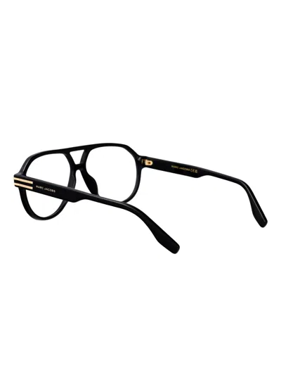 Marc Jacobs Metal-detail Pilot Frames In Black