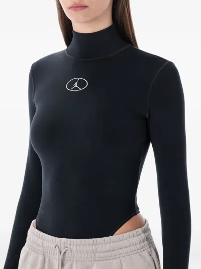 Jordan Mountainside Logo-detail Bodysuit In Black