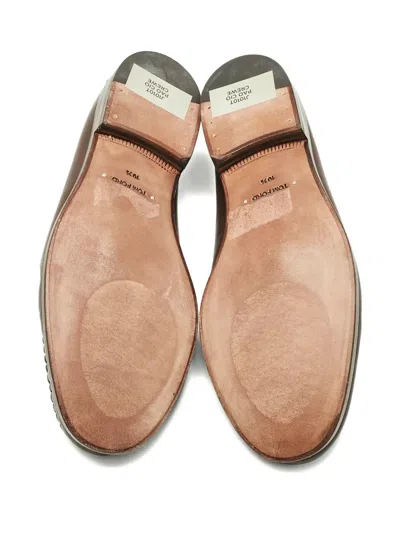 Pre-owned Tom Ford Penny-strap Loafer In Brown