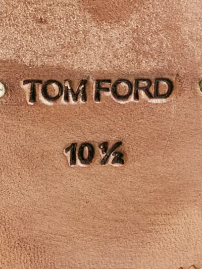 Pre-owned Tom Ford Penny-strap Loafer In Brown