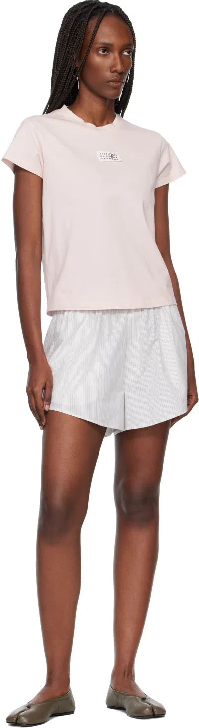 Maison Margiela Taupe Tabi New Ballerina Flats In Multi