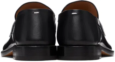 Maison Margiela Black Tabi Loafers In Black
