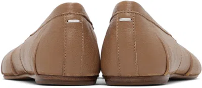 Maison Margiela Mother Grey Stretch Denim The Doozy Sneak Fray Jeans In Brown