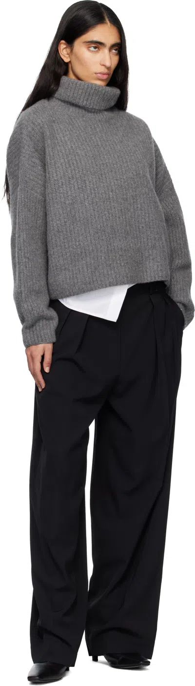 Arch4 Gray Delphine Chunky Turtleneck In Gray