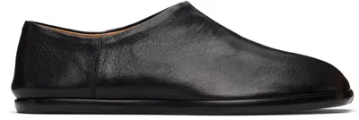 Maison Margiela Black Tabi Babouches Loafers In Black