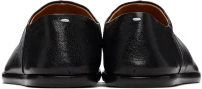Maison Margiela Black Tabi Babouches Loafers In Black