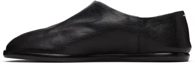 Maison Margiela Black Tabi Babouches Loafers In Black