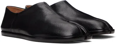 Maison Margiela Black Tabi Babouches Loafers In Black