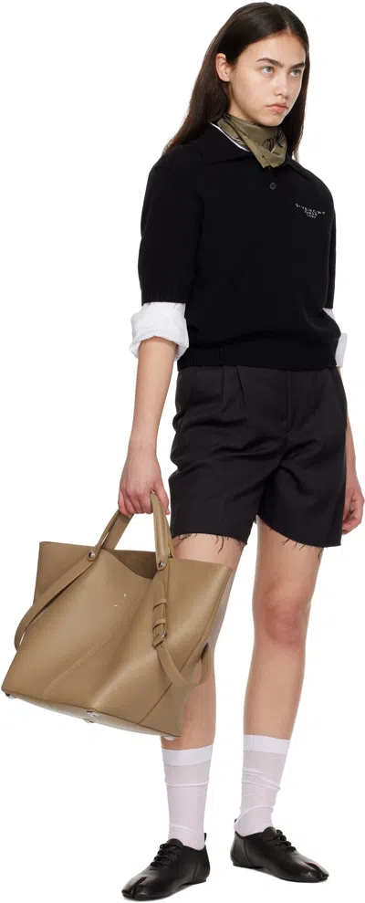 Maison Margiela Tan Dress-age Medium Bag