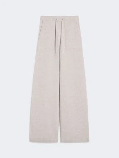 Max Mara Wool And Cashmere Trousers In Neutral