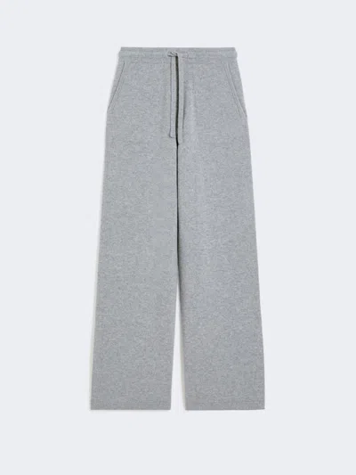 Max Mara Wool And Cashmere Trousers In Gray