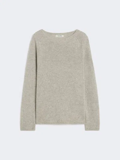 Max Mara Wool And Cashmere Yarn Sweater In Neutral
