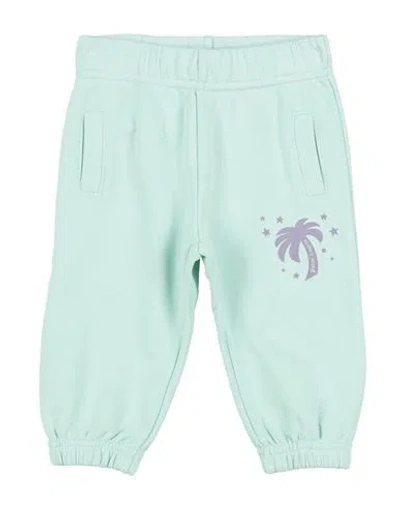 Palm Angels Woman Pants Light Green Size 18 Cotton In Green