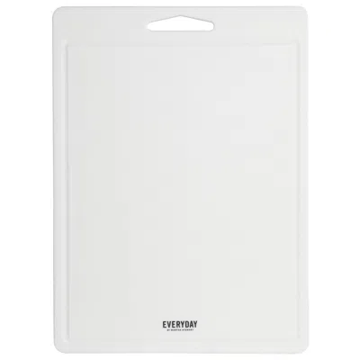 Martha Stewart Everyday Fayer Polypropylene 18in X 13in Cutting Board In White In White