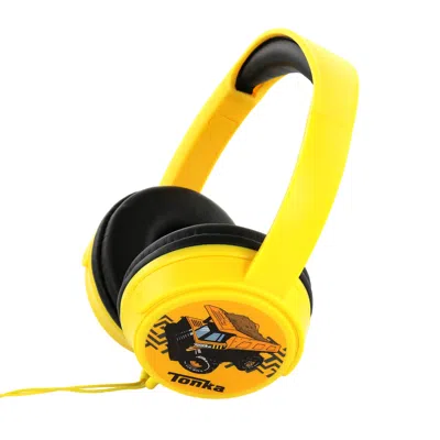 Hasbro Tonka Truck Over The Ear Wired Headphones In Yellow In Yellow