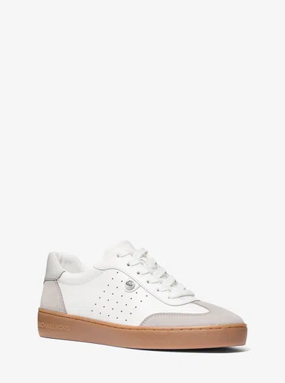 Michael Kors Scotty Leather Sneaker In Multi