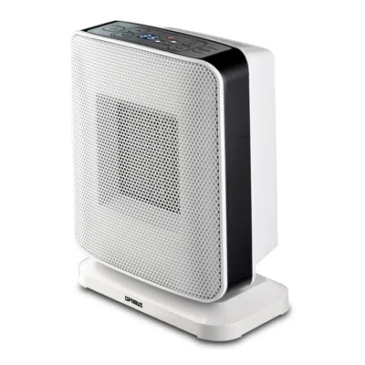 Optimus Portable Oscillation Ceramic Heater With Led Display In White