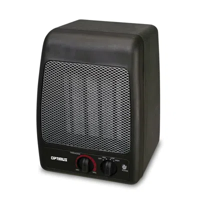 Optimus Portable Ceramic Heater In Black