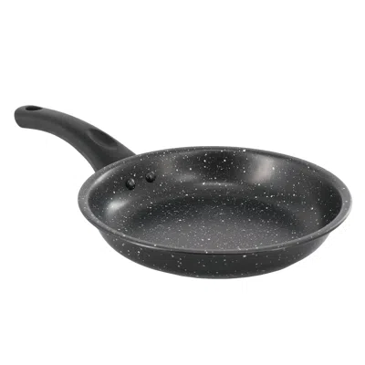 Gibson Home Delhi 8 Inch Round Nonstick Carbon Steel Frying Pan In Black In Gray