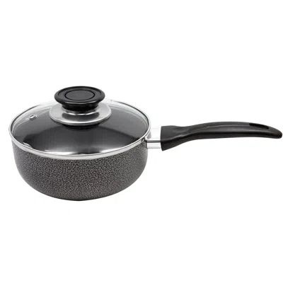 Brentwood Saucepan Aluminum Non-stick 1.5 Qt-gray In Black