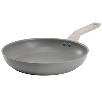 Oster Ambrose 12 Inch Nonstick Aluminum Frying Pan In Matte Grey In Gray