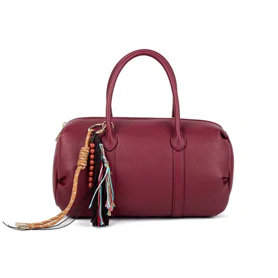 Mkf Collection By Mia K Margot Women's Satchel Bag By Mia K In Red