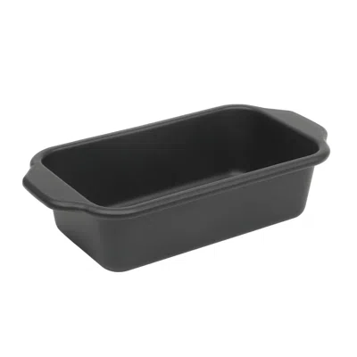 Oster Teston Platinum Collection 9 Inch Nonstick Carbon Steel Loaf Pan In Matte Black In Black