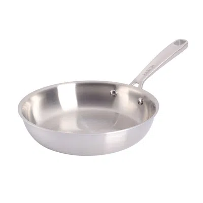 Babish 8 Inch Stainless Steel Tri-ply Double Riveted Fry Pan In Silver In Silver
