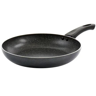 Oster 10.2 In Pallermo Nonstick Aluminum Frying Pan In Graphite Grey In Black