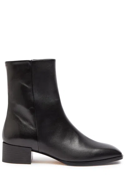 Aeyde Lee 40 Leather Ankle Boots In Black