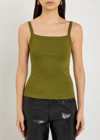 Flore Flore May Cotton Tank In Green