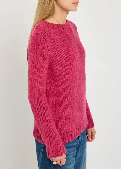 Gabriela Hearst Lawrence Cashmere Jumper In Pink