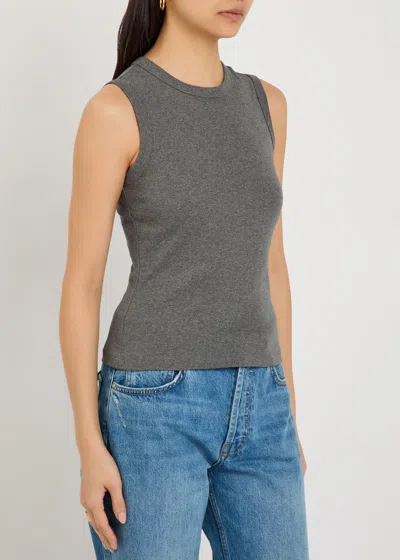 Flore Flore Esme Cotton Tank In Gray