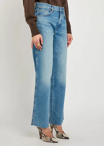 Reformation Val 90s Straight-leg Jeans In Blue