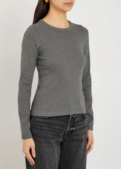 Flore Flore Max Cotton T-shirt In Gray